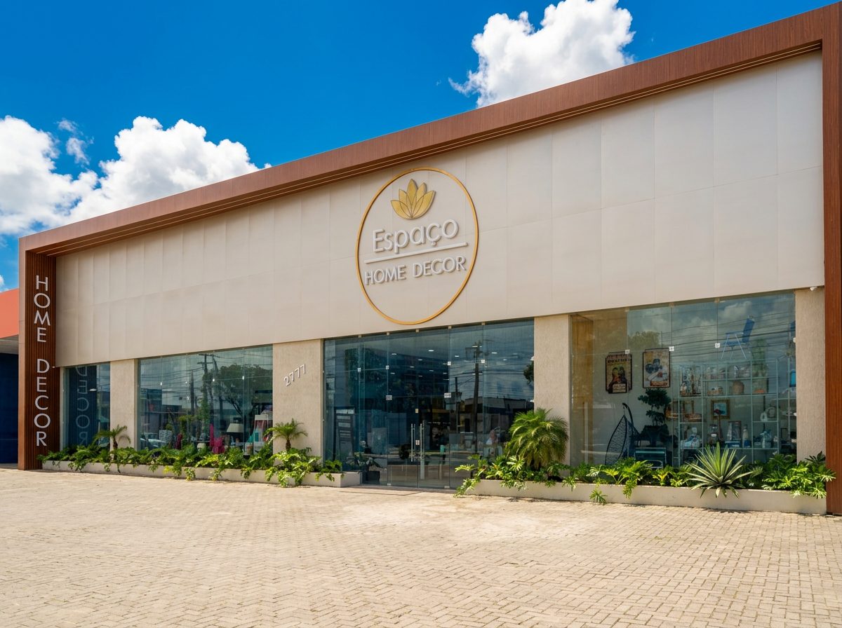 Fachada da loja Espaço Home Decor em Recife